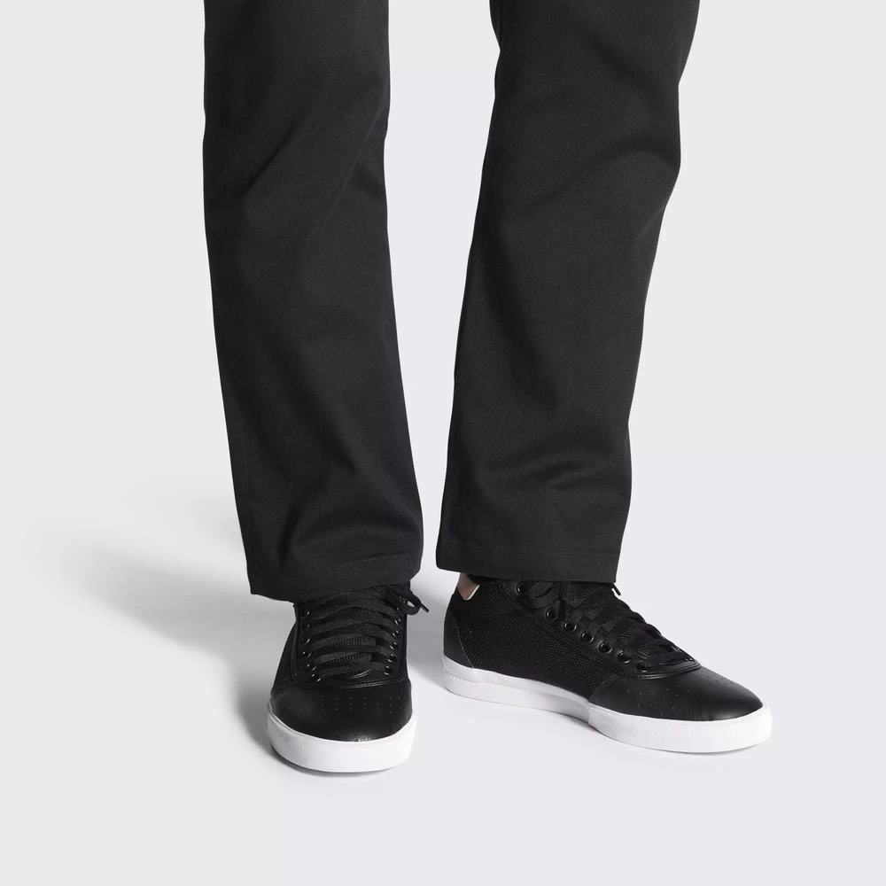 Adidas Lucas Premiere Mid Tenis Para Skate Negros Para Hombre (MX-69587)